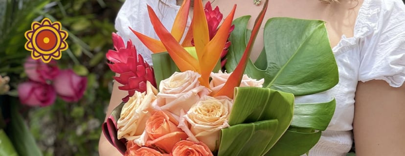 The Tropical Wedding Flower Guide: Lush Greens, Vivid Blooms & Easy Bouquets